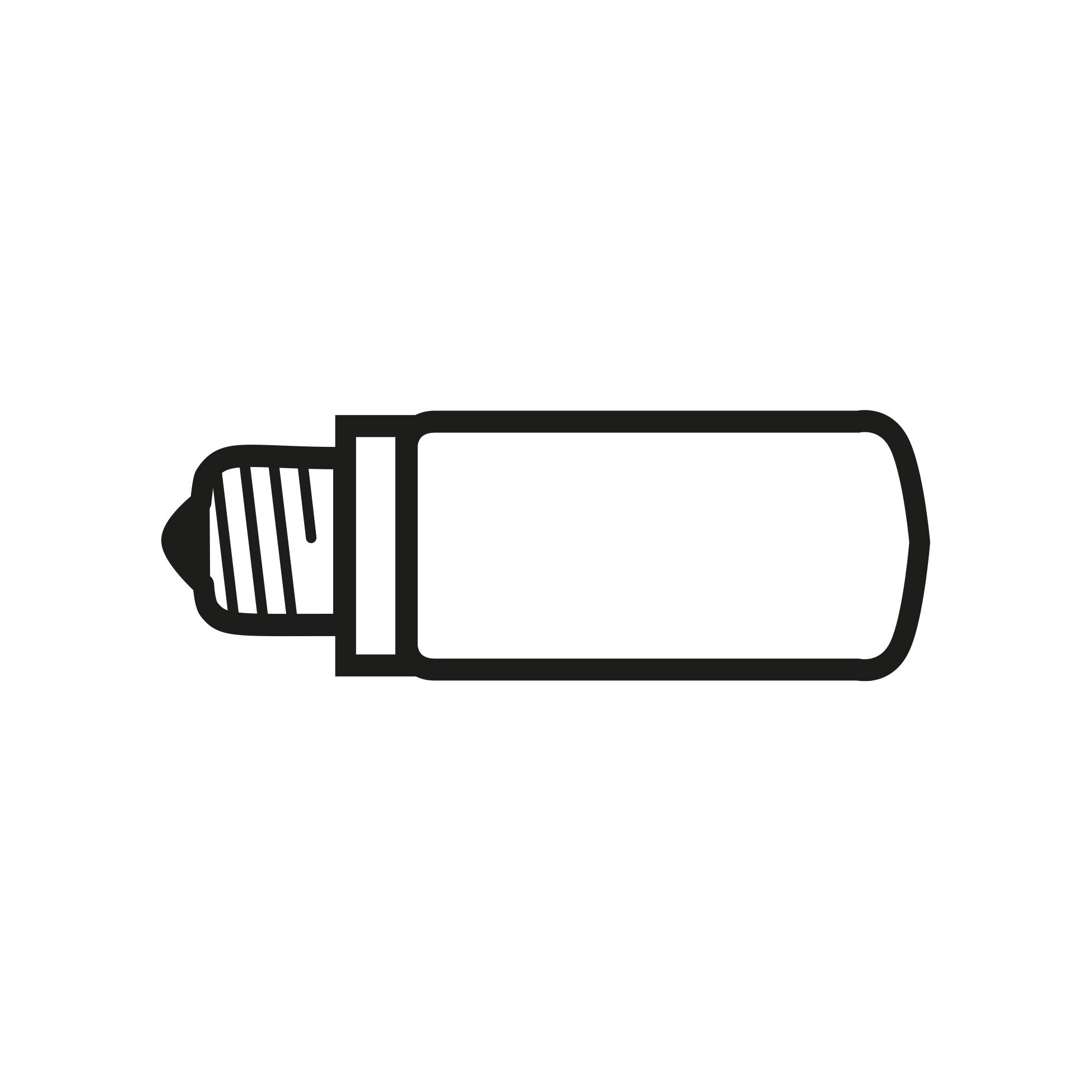 Flos LED Lamp E27 15W 3000K T38 lamp, Hidden