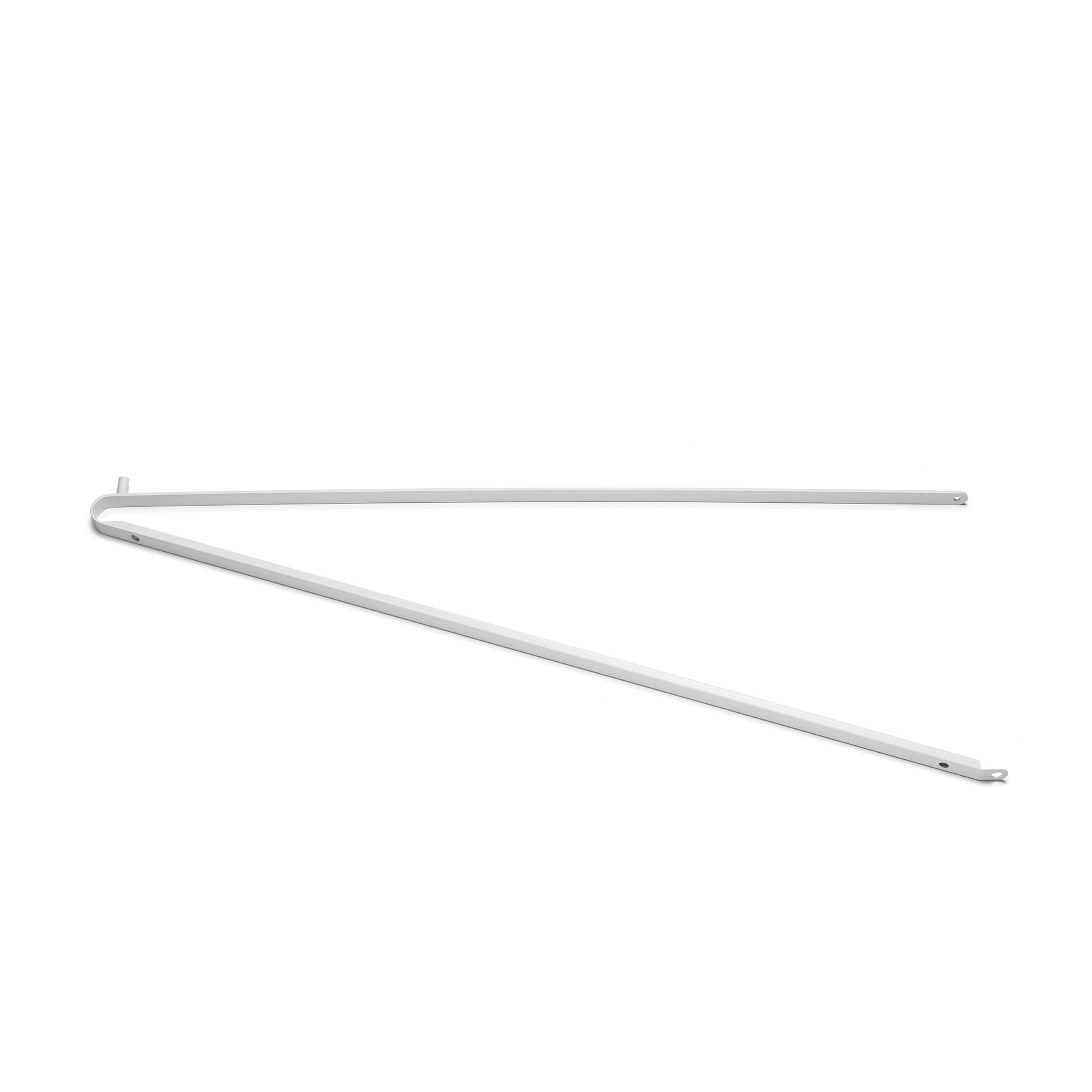 265 White triangle stem support