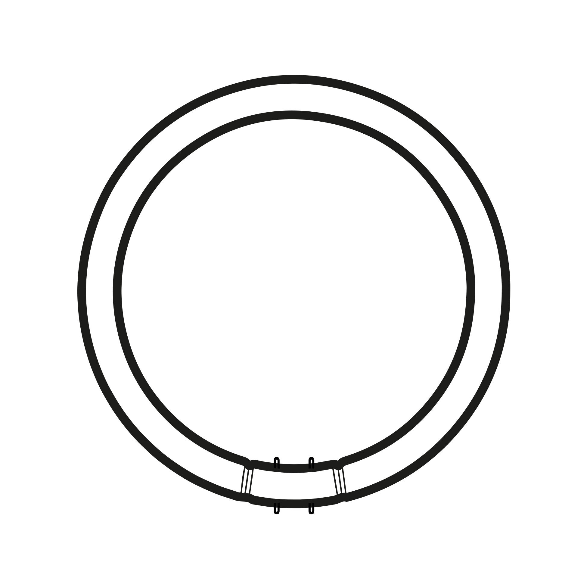Circular Fluorescent Lamp 2GX13 40W 3000K T6 Dimmable