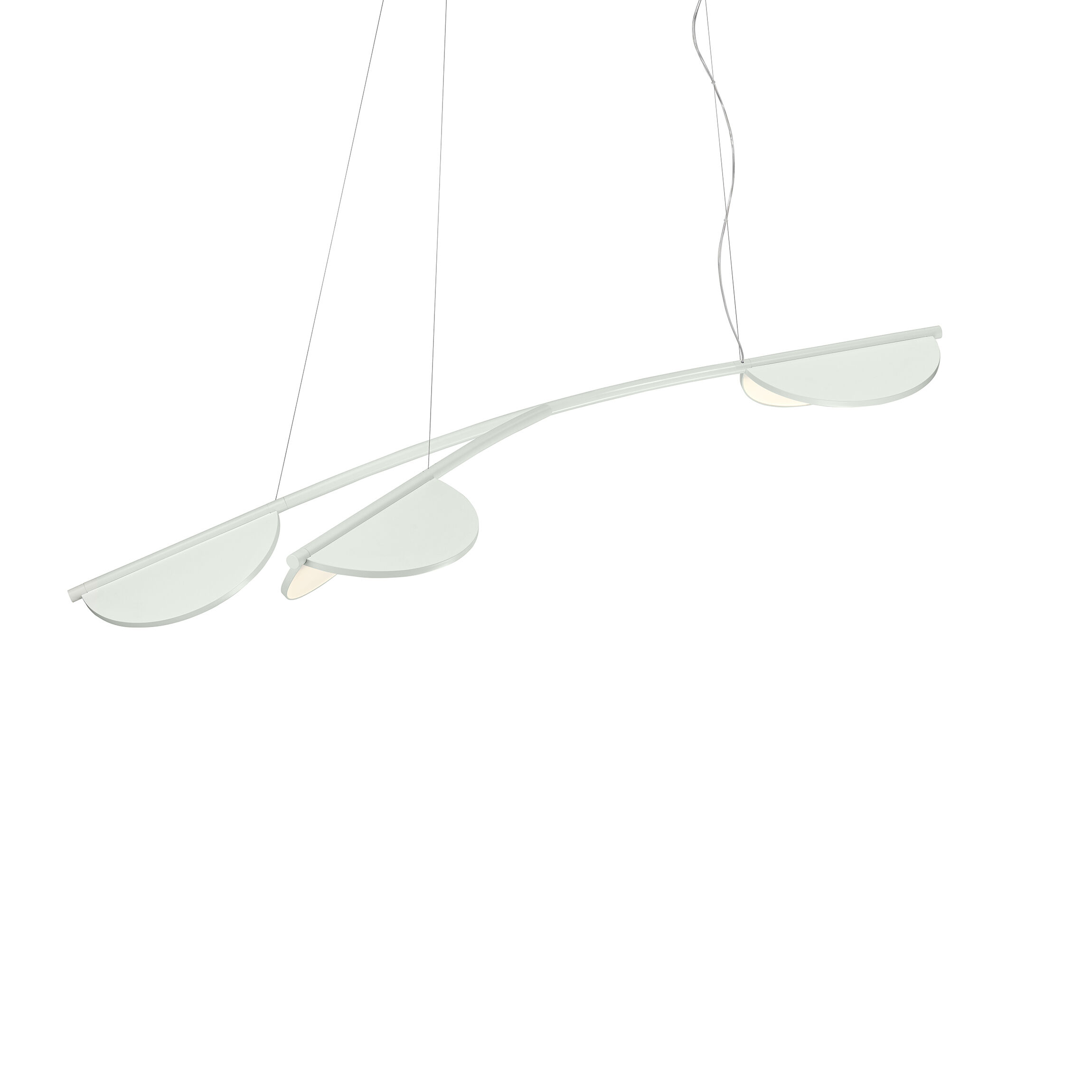 Flos Almendra Organic Suspension Short 3 Primer lamp, Out of Production