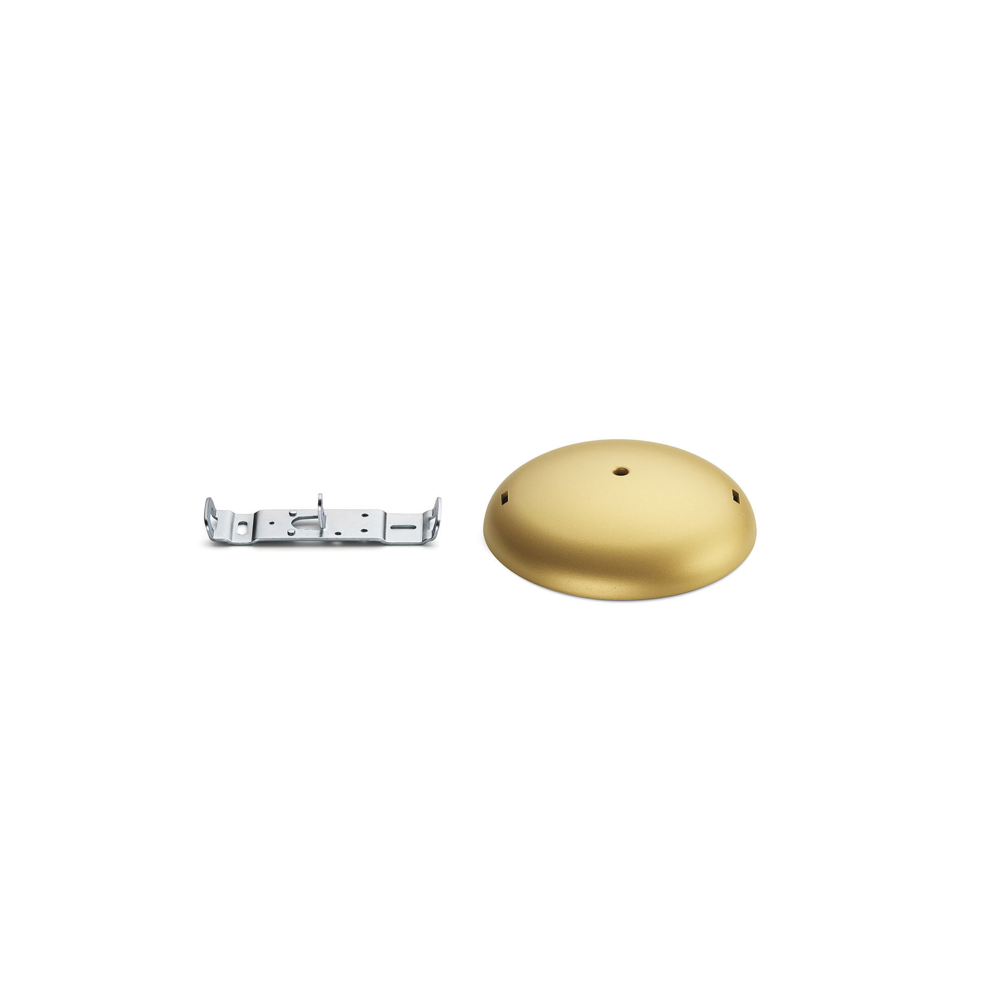 Gold ceiling rose assembly
