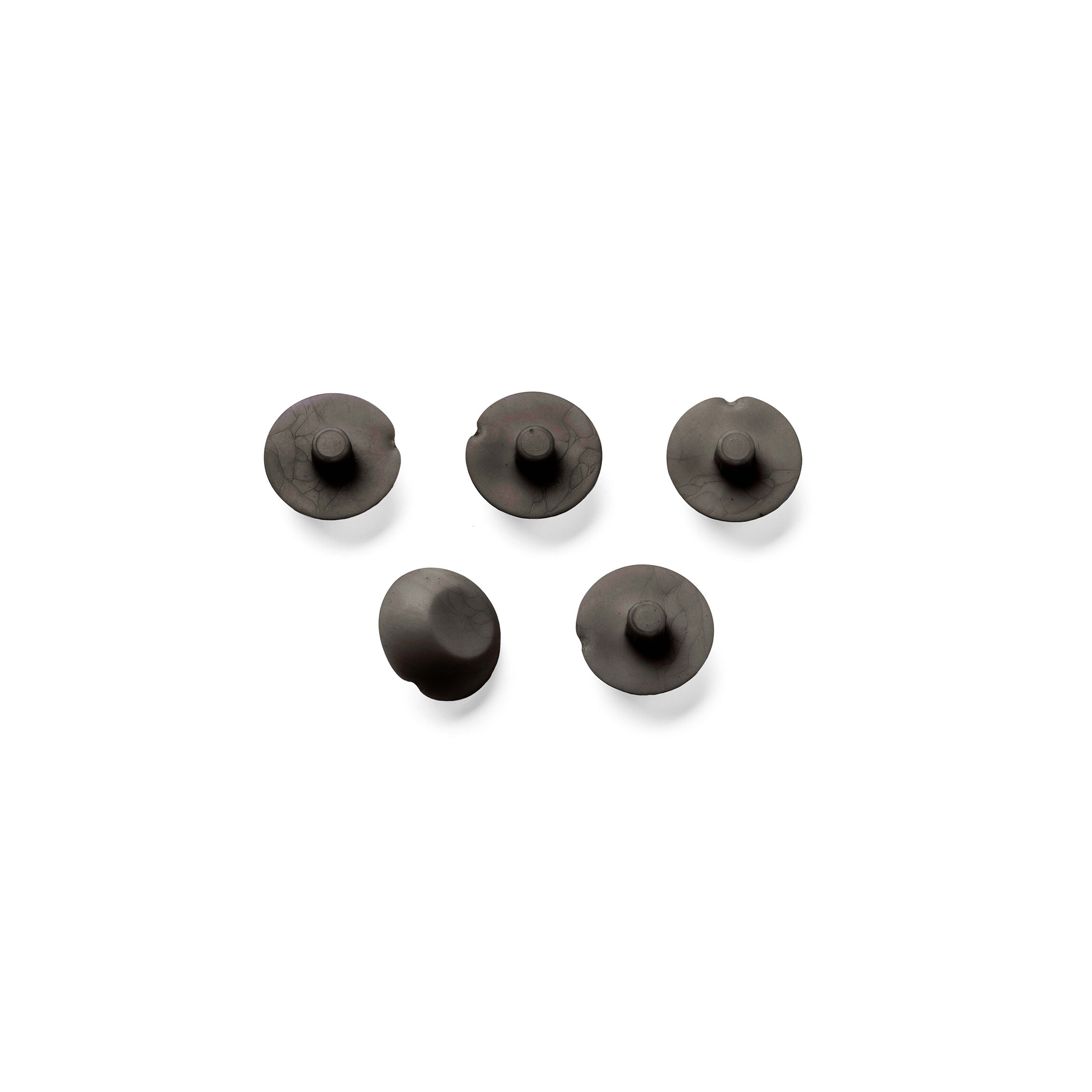 Kit of 5 black feet for base